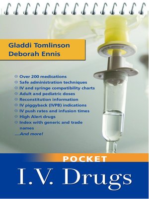 cover image of Pocket I.V. Drugs